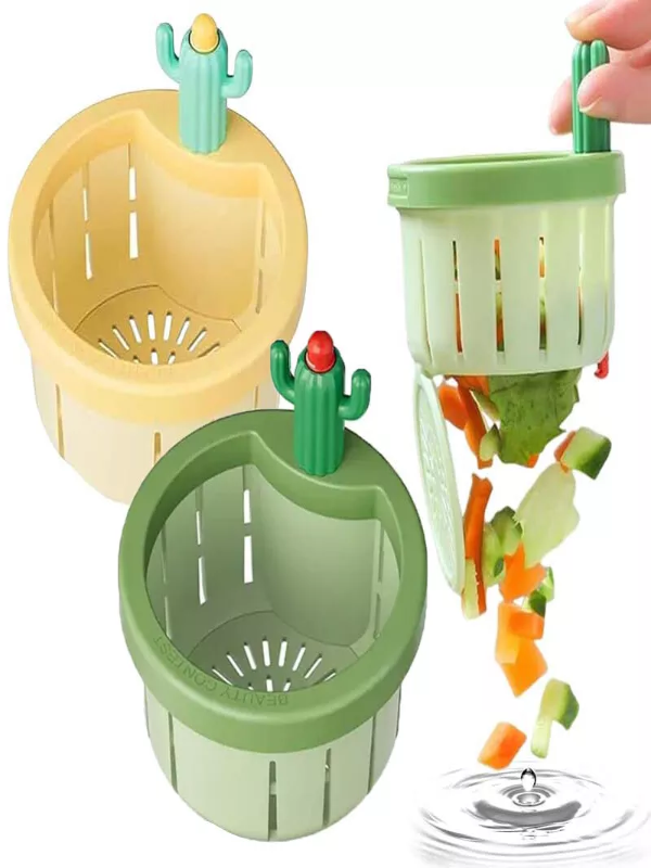 Cactus Kitchen Sink Drain Strainer – Food Waste Filter & Sink Protector