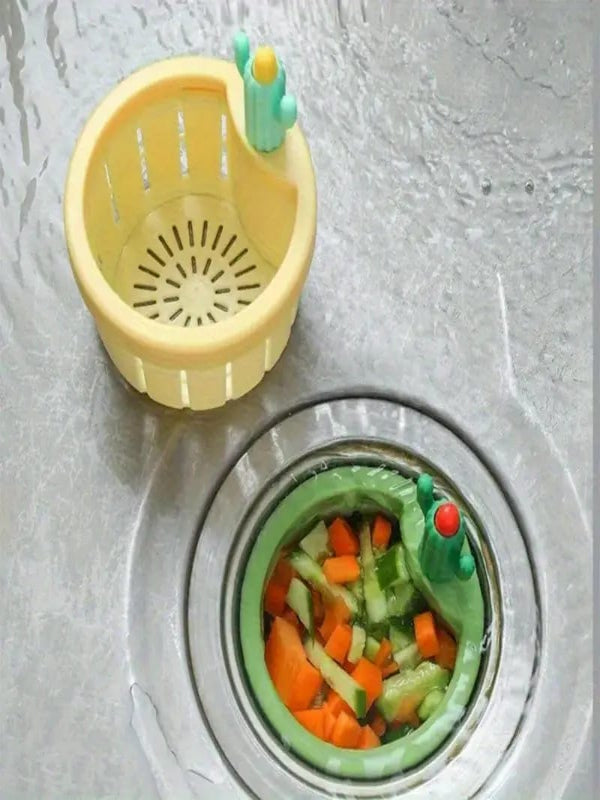 Cactus Kitchen Sink Drain Strainer – Food Waste Filter & Sink Protector